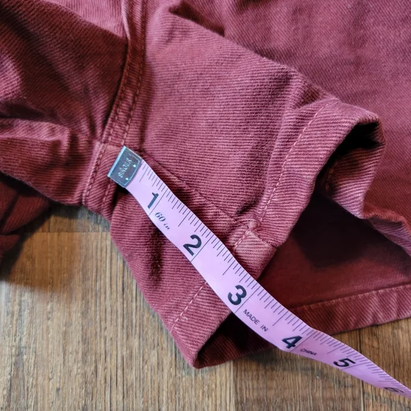 Vintage 90s Y2K BONGO Red High Waist Jean Shorts - Picture 8 of 8